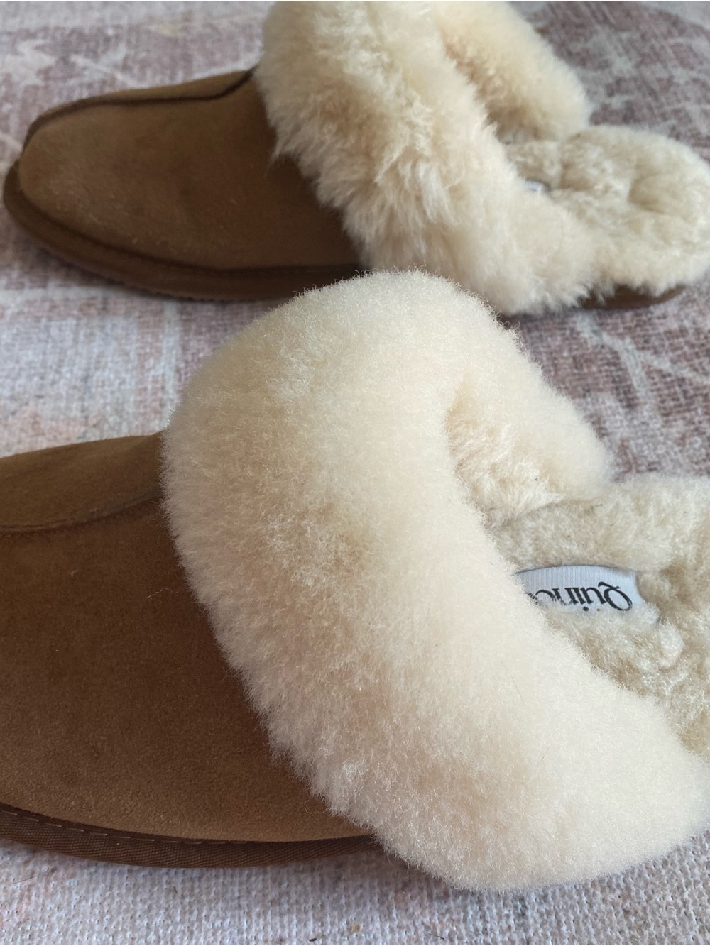 Quince Australian Shearling-Lined Scuff Slipper in Pecan Size 10 - Picture 4 of 9